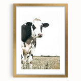 Farmhouse Cow Wall Art – Rustic Country Style Farm Animal Decor