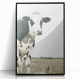 Farmhouse Cow Wall Art – Rustic Country Style Farm Animal Decor
