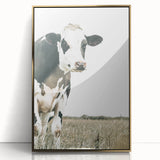 Farmhouse Cow Wall Art – Rustic Country Style Farm Animal Decor