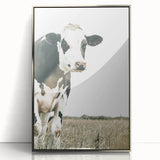 Farmhouse Cow Wall Art – Rustic Country Style Farm Animal Decor