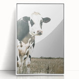 Farmhouse Cow Wall Art – Rustic Country Style Farm Animal Decor