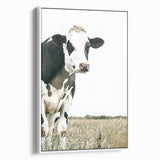 Farmhouse Cow Wall Art – Rustic Country Style Farm Animal Decor