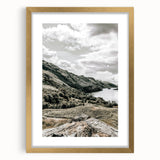 Farmhouse Lake Landscape Art – Rustic Country Style Wall Decor