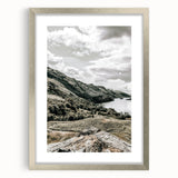 Farmhouse Lake Landscape Art – Rustic Country Style Wall Decor