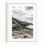 Farmhouse Lake Landscape Art – Rustic Country Style Wall Decor