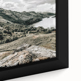 Farmhouse Lake Landscape Art – Rustic Country Style Wall Decor