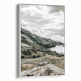 Farmhouse Lake Landscape Art – Rustic Country Style Wall Decor
