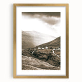 Farmhouse Valley Landscape Art – Rustic Country Style Wall Decor