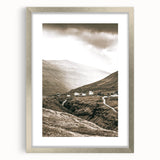 Farmhouse Valley Landscape Art – Rustic Country Style Wall Decor