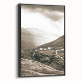 Farmhouse Valley Landscape Art – Rustic Country Style Wall Decor