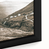 Farmhouse Valley Landscape Art – Rustic Country Style Wall Decor