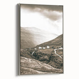 Farmhouse Valley Landscape Art – Rustic Country Style Wall Decor