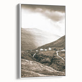 Farmhouse Valley Landscape Art – Rustic Country Style Wall Decor