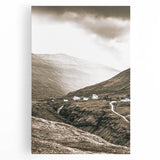 Farmhouse Valley Landscape Art – Rustic Country Style Wall Decor