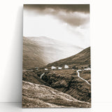 Farmhouse Valley Landscape Art – Rustic Country Style Wall Decor