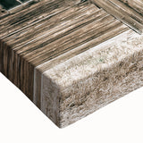 Country Farmhouse Wall Art - Rustic Barn with Majestic Mountain Backdrop