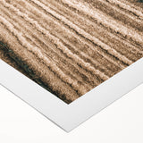 Farmhouse Wall Art - Aerial View of Rustic Wheat Field with Harvester