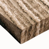 Farmhouse Wall Art - Aerial View of Rustic Wheat Field with Harvester