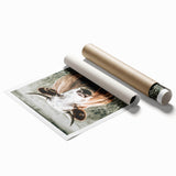 Farmhouse Wall Art - Close-Up of Rustic Country Cow in Green Pasture