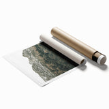 Farmhouse Wall Art - Secluded Cabin in Mountain Forest for Rustic Decor