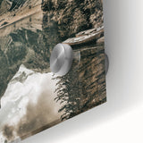 Farmhouse Wall Art - Majestic Mountain Lake Reflection for Rustic Decor