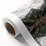 Farmhouse Wall Art - Majestic Mountain Lake Reflection for Rustic Decor