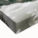 Farmhouse Wall Art - Majestic Mountain Lake Reflection for Rustic Decor