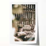 Farmhouse Wall Art - Cozy Country Gathering with Rustic Charm for Decor