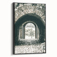 Farmhouse Wall Art - Historic Archway with Stone Path for Rustic Decor