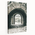 Farmhouse Wall Art - Historic Archway with Stone Path for Rustic Decor