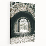 Farmhouse Wall Art - Historic Archway with Stone Path for Rustic Decor