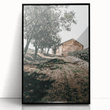 Farmhouse Wall Art - Rustic Barn and Pathway Under Trees for Country Decor