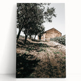 Farmhouse Wall Art - Rustic Barn and Pathway Under Trees for Country Decor