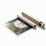 Farmhouse Wall Art - Rustic Wooden Barn Surrounded by Nature for Decor