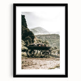 Rustic Mountain Wagon Wall Art | Country Style Farmhouse Decor