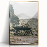 Rustic Mountain Wagon Wall Art | Country Style Farmhouse Decor