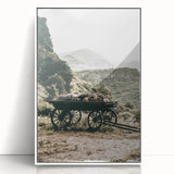Rustic Mountain Wagon Wall Art | Country Style Farmhouse Decor