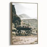 Rustic Mountain Wagon Wall Art | Country Style Farmhouse Decor