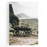 Rustic Mountain Wagon Wall Art | Country Style Farmhouse Decor