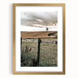 Windmill and Countryside Wall Art | Rustic Farmhouse Decor for Homes
