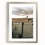Windmill and Countryside Wall Art | Rustic Farmhouse Decor for Homes