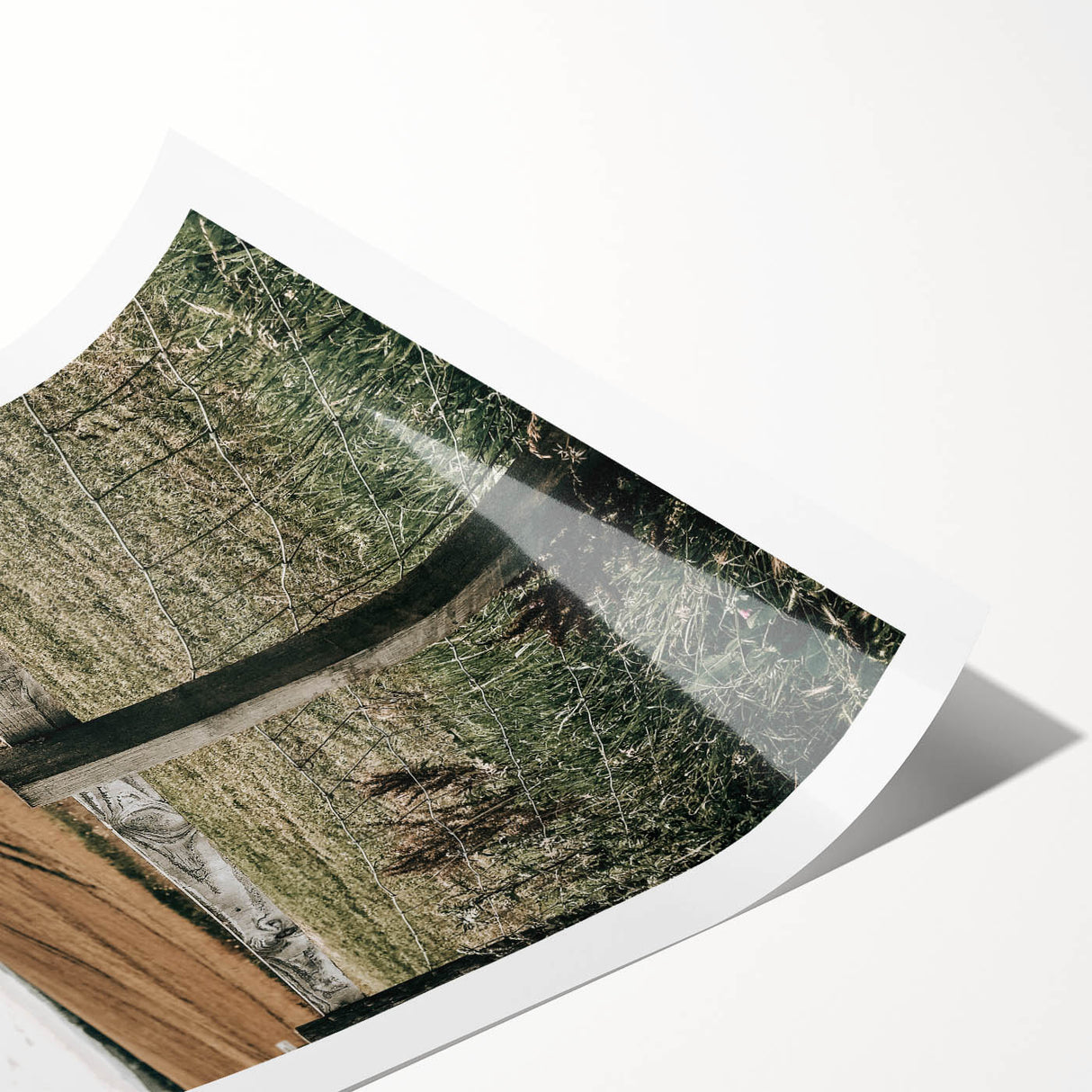 Windmill and Countryside Wall Art | Rustic Farmhouse Decor for Homes