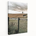 Windmill and Countryside Wall Art | Rustic Farmhouse Decor for Homes