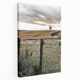 Windmill and Countryside Wall Art | Rustic Farmhouse Decor for Homes