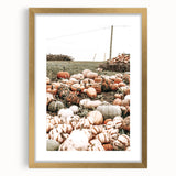 Harvest Pumpkin Patch Wall Art | Rustic Farmhouse Decor for Fall Homes