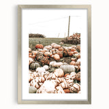 Harvest Pumpkin Patch Wall Art | Rustic Farmhouse Decor for Fall Homes