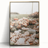 Harvest Pumpkin Patch Wall Art | Rustic Farmhouse Decor for Fall Homes