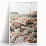 Harvest Pumpkin Patch Wall Art | Rustic Farmhouse Decor for Fall Homes