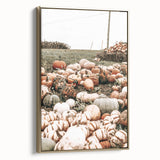 Harvest Pumpkin Patch Wall Art | Rustic Farmhouse Decor for Fall Homes