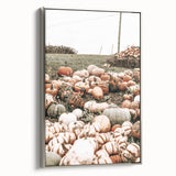 Harvest Pumpkin Patch Wall Art | Rustic Farmhouse Decor for Fall Homes